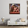 Girl-11CT Stamped Cross Stitch 40*40cm/15.75*15.75in