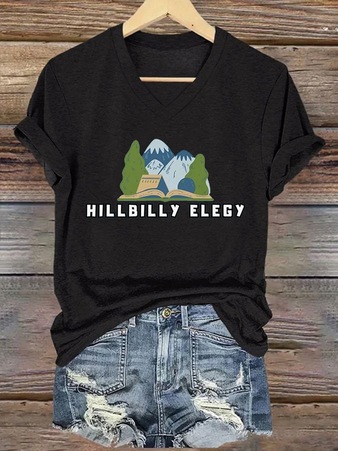 Women'S Hillbilly Elegy Print T-Shirt