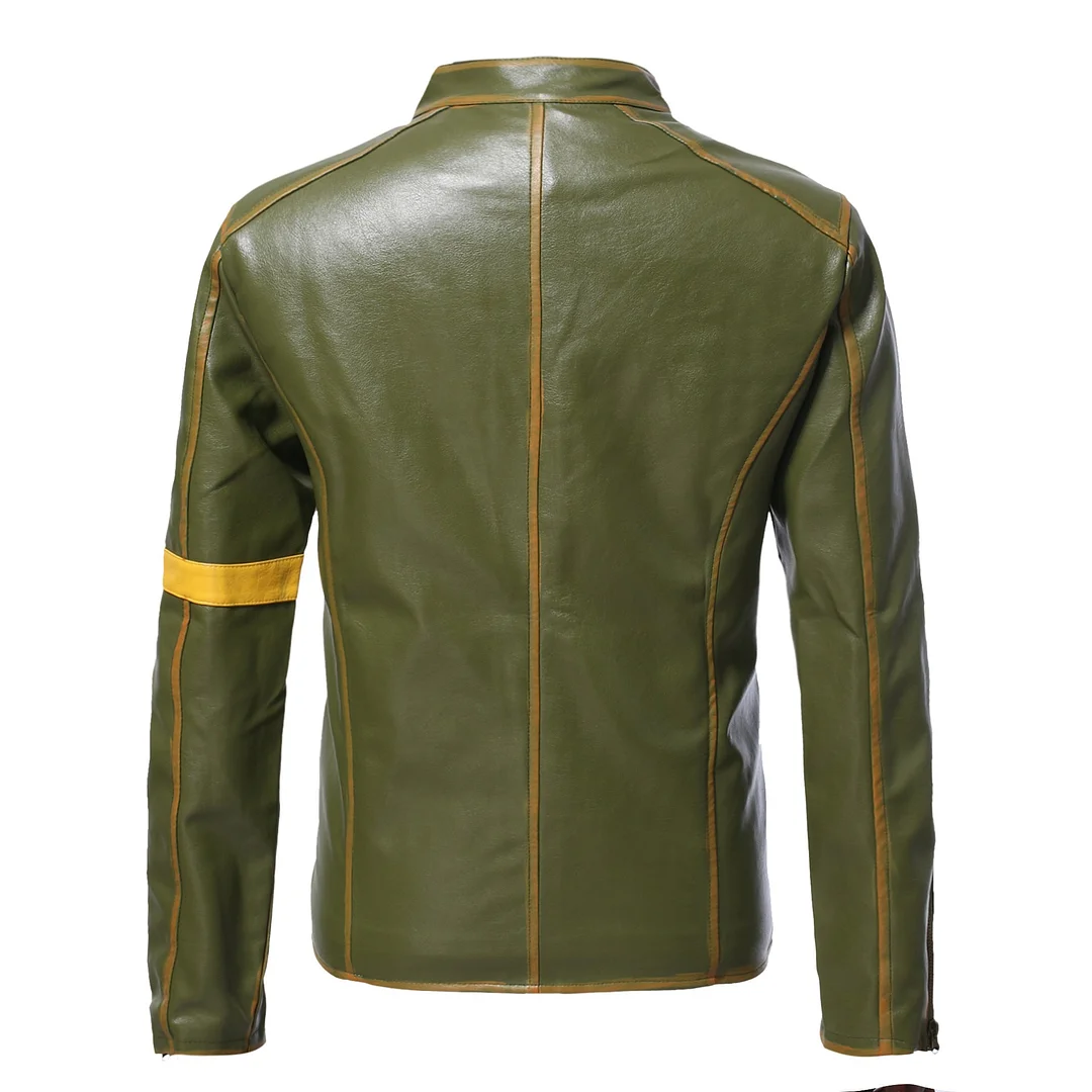 Men's Casual Coat Motorcycle Leather Jacket