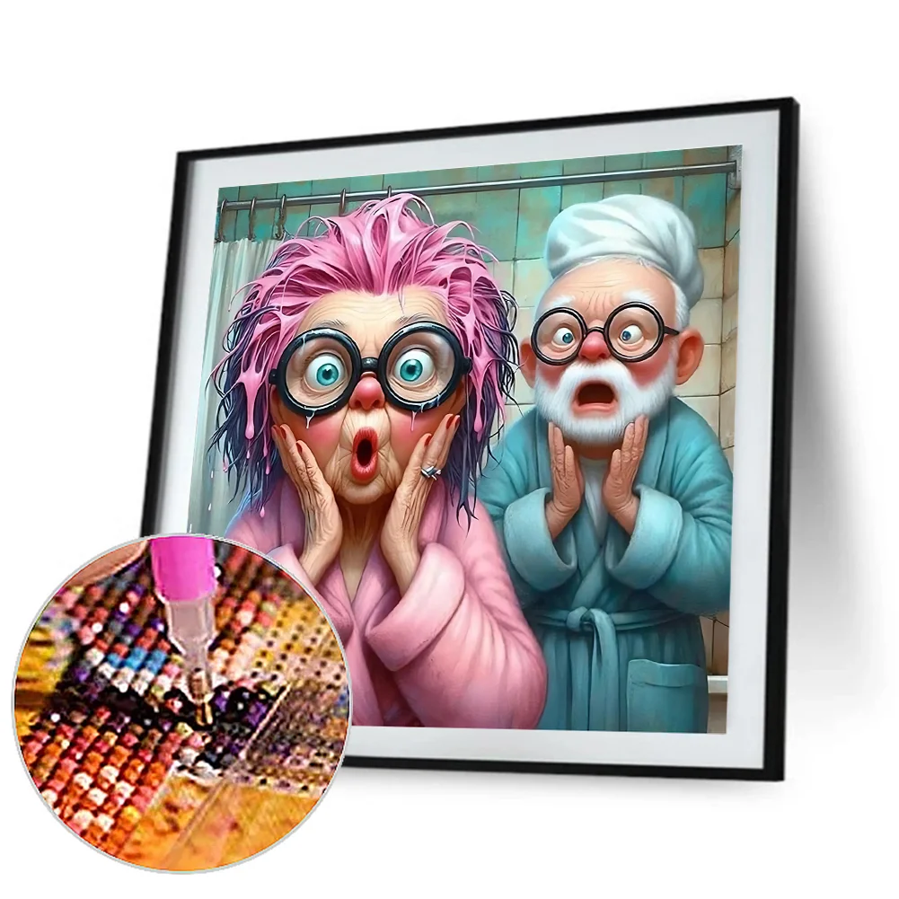 Diamond Painting - Full Round Drill - Grandma(Canvas|30*30cm)