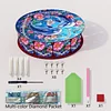 Dolphin 5D DIY Diamond Art Painting Snack Box with Lid Wood Storage Organizer