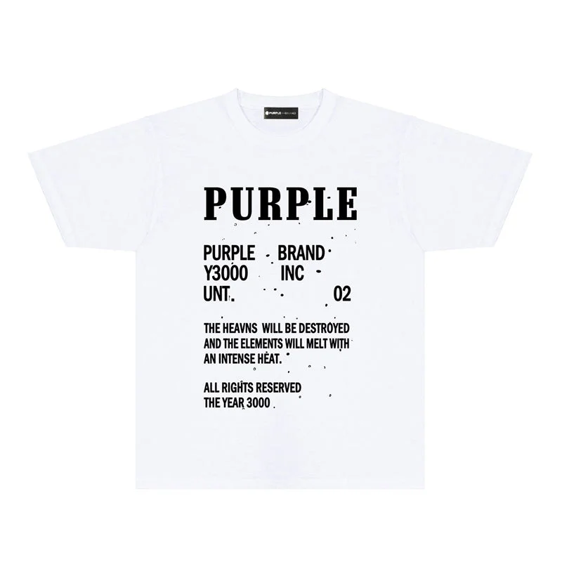 Purple fashion T-shirt