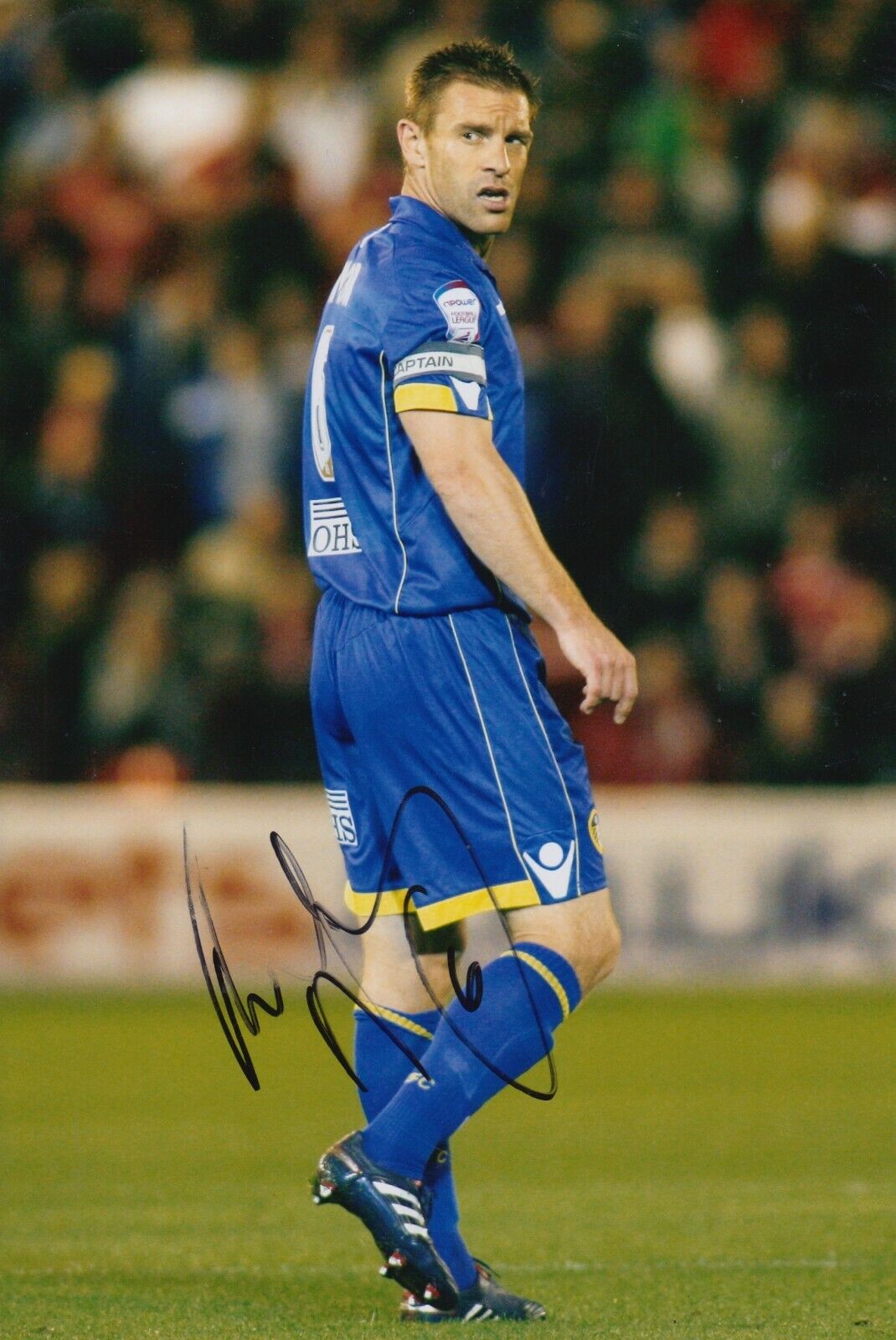 Richard Naylor Hand Signed 12x8 Photo Poster painting - Leeds United - Football Autograph.