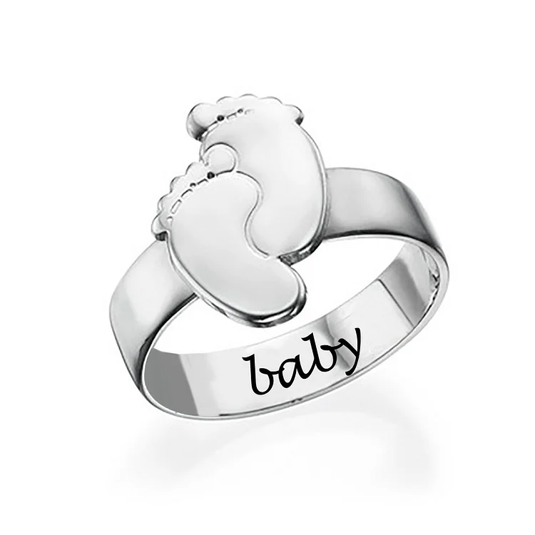 Birth Foot Ringcustomized, personalized, gift