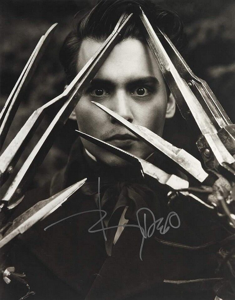 JOHNNY DEPP Signed Photo Poster paintinggraph - Film Star Actor - preprint