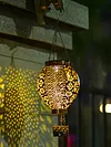 Solar Hanging Hot Air Balloon Lamp IP65 Waterproof Light for Outdoor Garden Yard