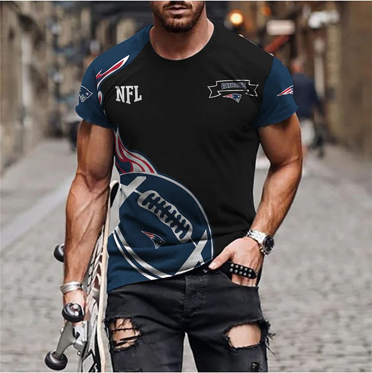 New England Patriots  All Over Print T-Shirt