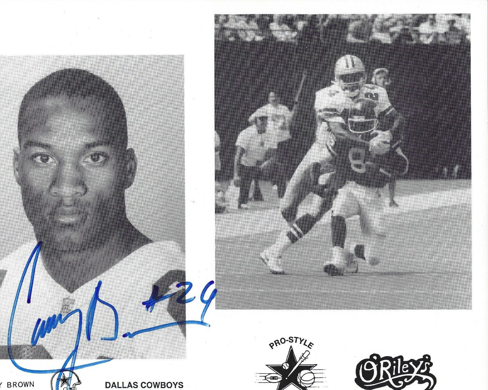 Larry Brown Autographed 8x10 Dallas Cowboys MVP Super BowlB418