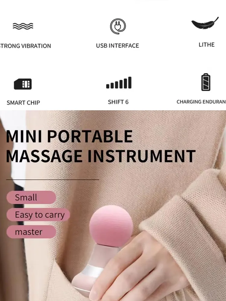 pornhint Pornhint Mini Massage Gun | Travel Massage gun | Portable Massage Gun bullet vibrators