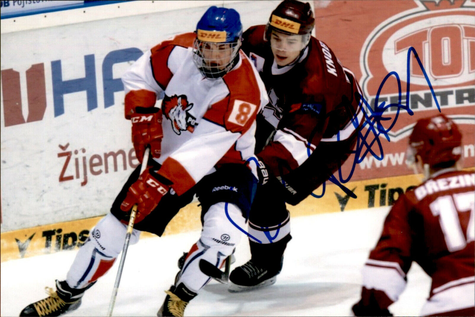 Adam Ruzicka SIGNED autographed 4x6 Photo Poster painting TEAM SLOVAKIA / CALGARY FLAMES #3