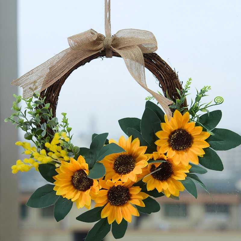 Sunflower Door Wreath
