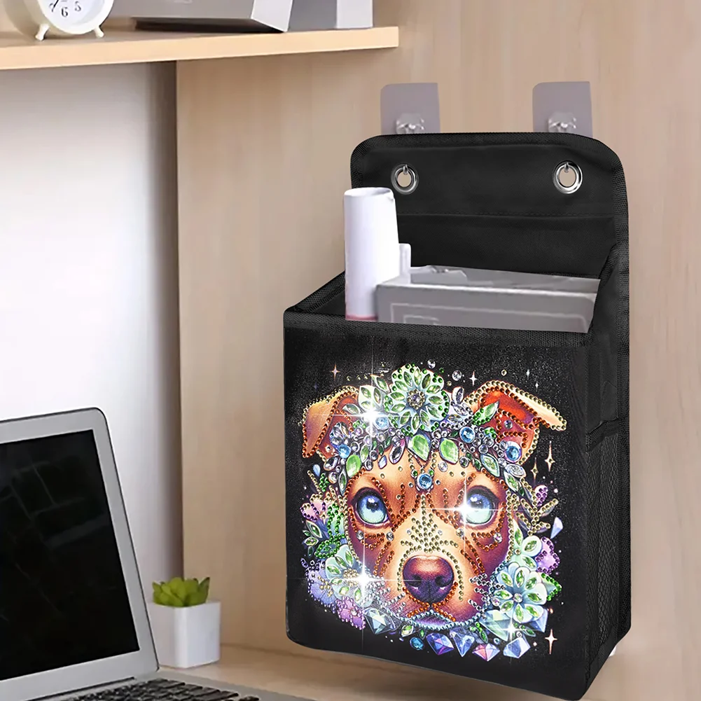 DIY Dog Diamond Painting Storage Bag Diamond Art Sundries Holder Bag