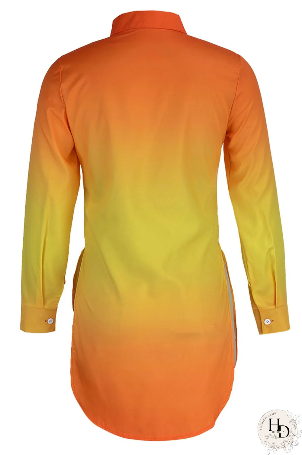 Black Pink Casual Print Patchwork Slit Turndown Collar Tops