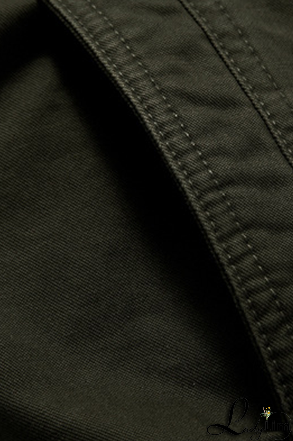 Black Fashion Casual Solid Pocket Zipper Mandarin Collar Outerwear