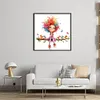 Rainbow Girl Bead Embroidery Kit Pre-Printed Bead Cross stitch