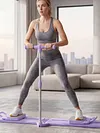 Foldable Fitness Ski Machine Pelvic Floor Muscle Strengthener With Handle Pelvic & Hip Exercise Equipment Multi-Function Silent Sliding Abdominal Board for Leg Pelvics Floor Muscle Workout