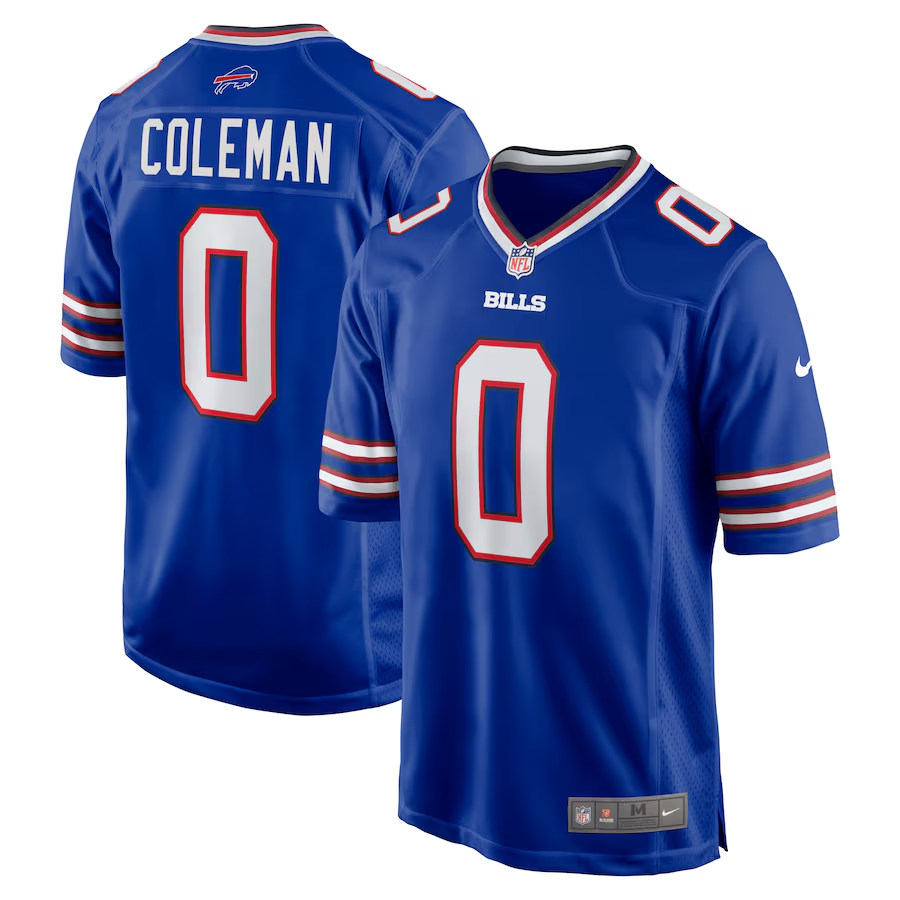 Buffalo Bills Keon Coleman Royal 2024 NFL Draft Game Jersey mysite