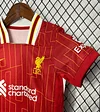 2024/2025 Kids Size Liverpool Home Soccer Jersey 1:1 Thai Quality 
