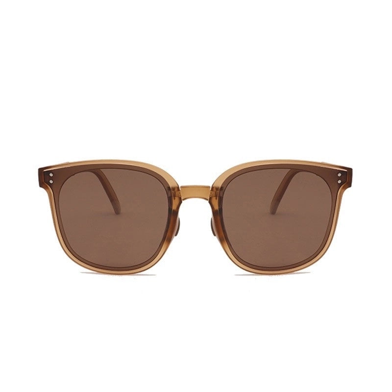 Elegant Basic Minimalist Pc Oval Frame Full Frame Men’s Sunglasses