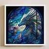 (Stamped/Counted) Dragon - 11CT Cross Stitch 40*40cm/15.75*15.75in