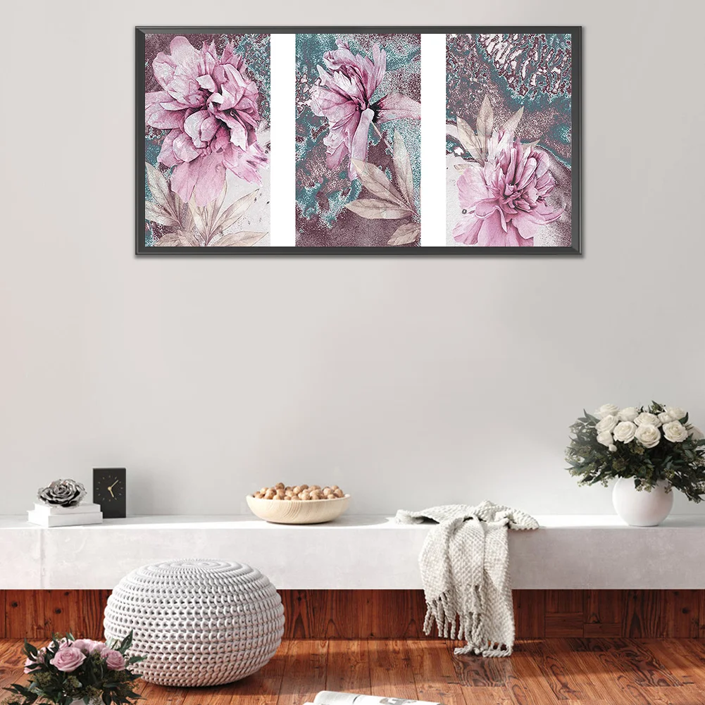 Full Round Diamond Painting 45*90cm - Triptych