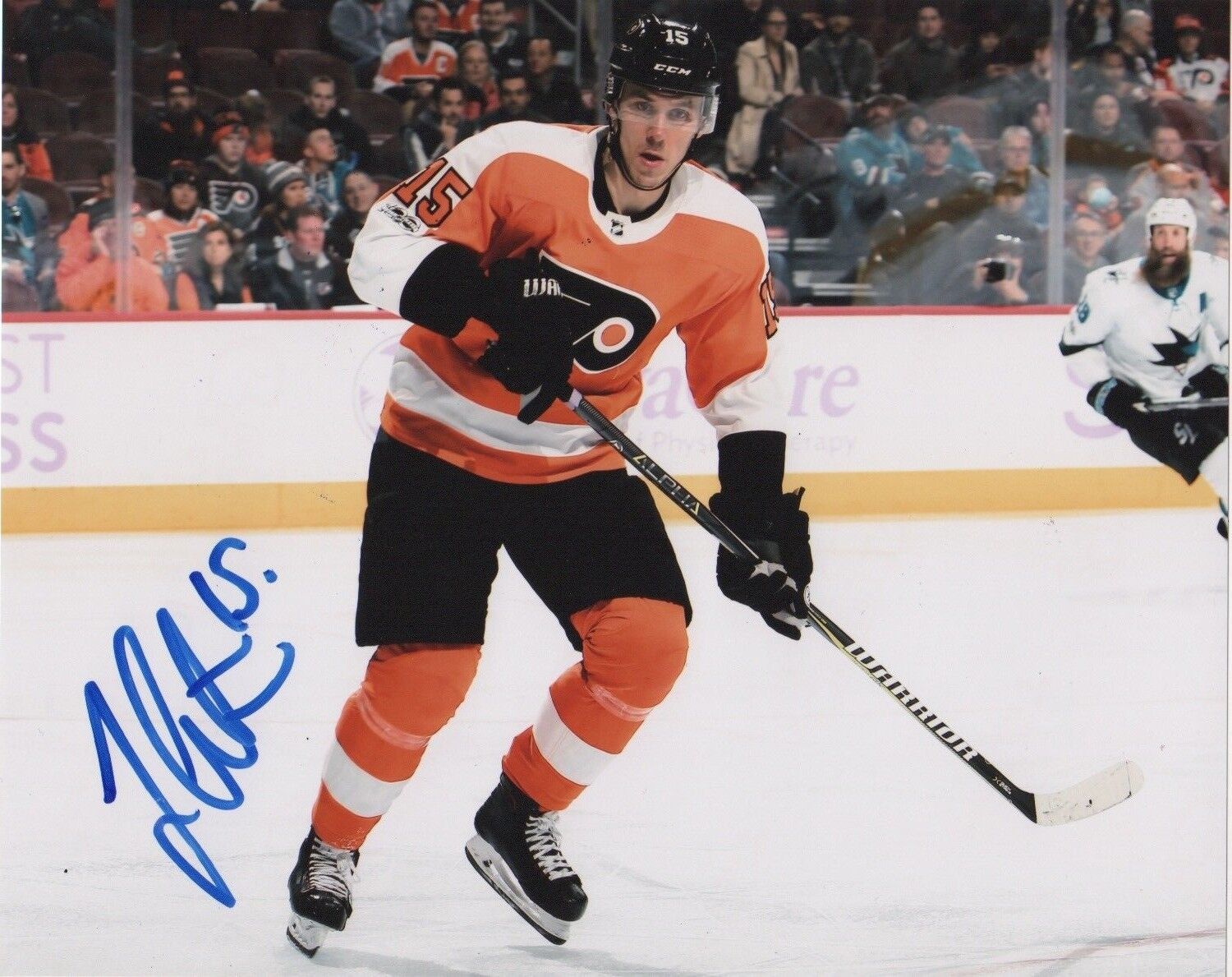 Philadelphia Flyers Jori Lehtera Signed Autographed 8x10 NHL Photo Poster painting COA A