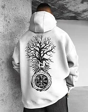 Viking Life Tree Totem Hoodie Lixishop 