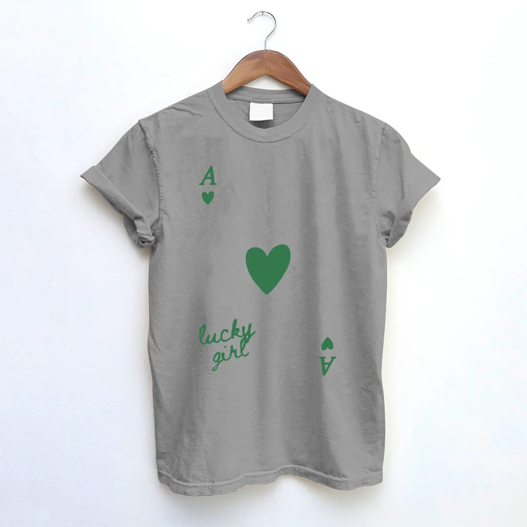 A Lucky Girl St Patrick&rsquo;s Day T-shirt