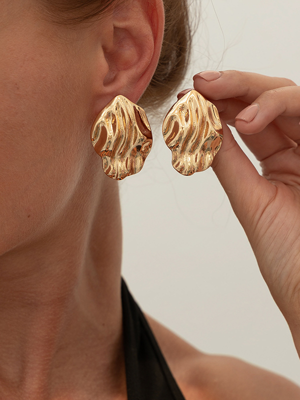 Normcore Geometric Drop Earrings