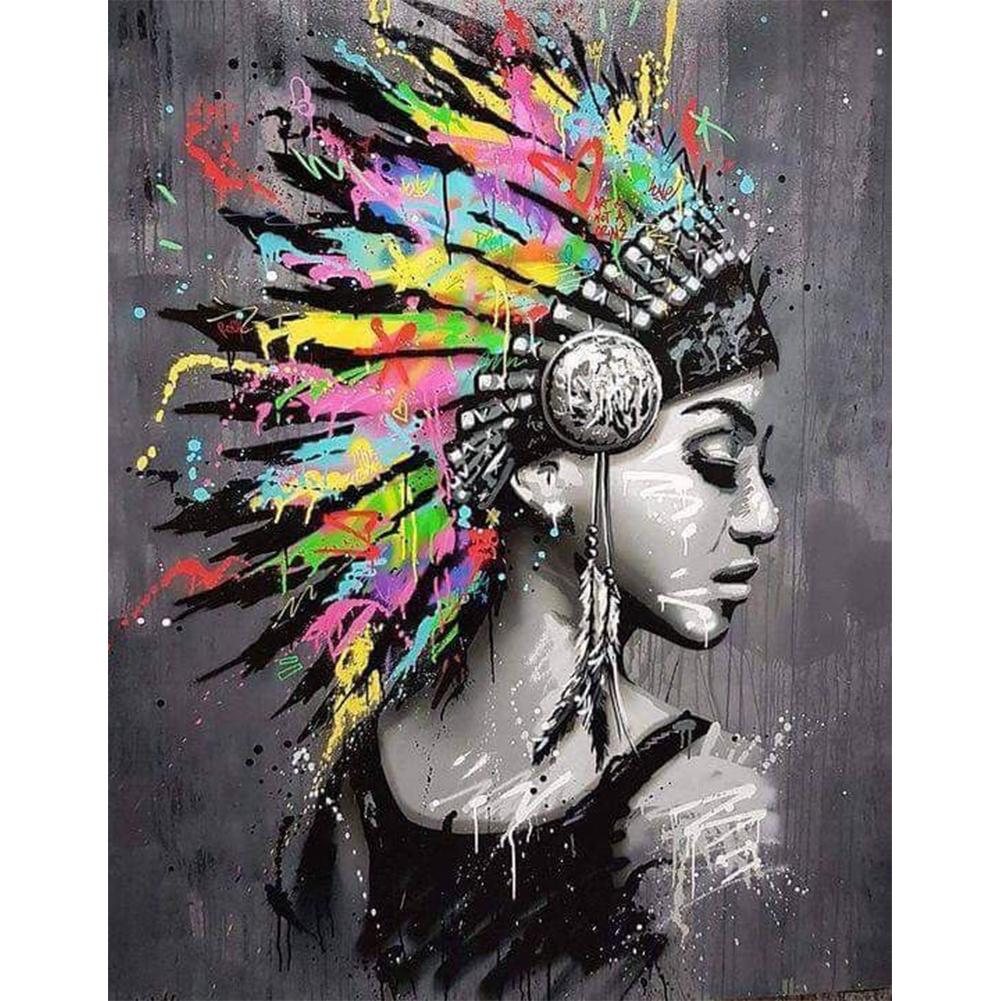 

40*30CM--Round Drill Diamond Painting, 501 Original