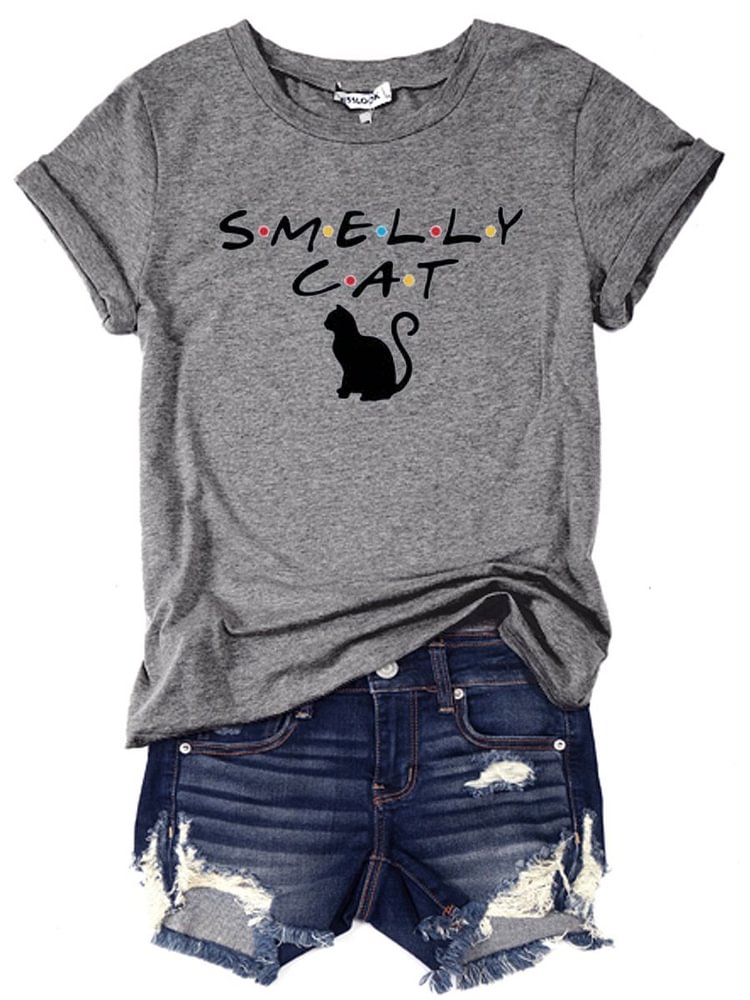 Bestdealfriday Smelly Cat Friends Shirt Top 9554244