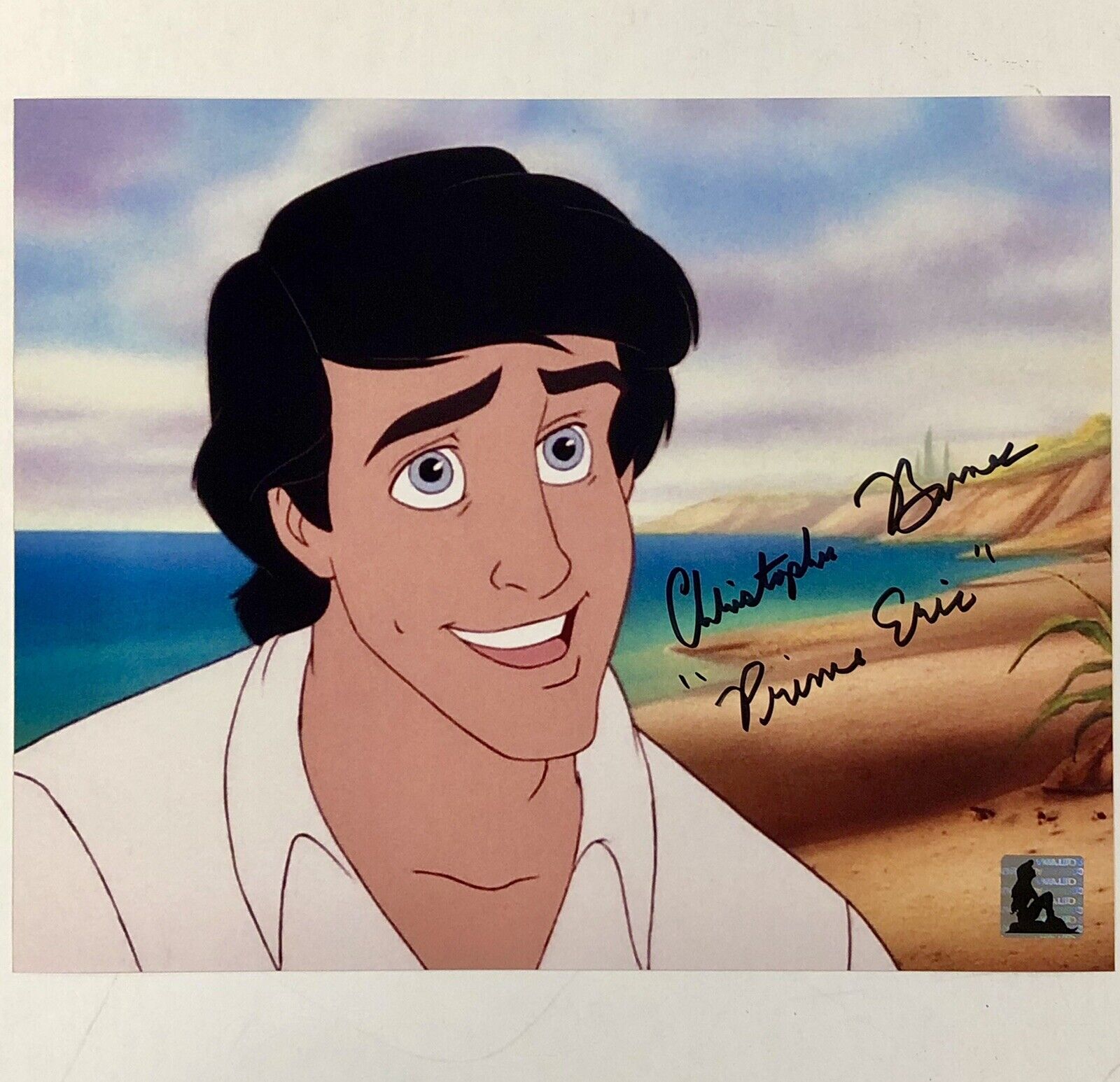 Christopher Barnes signed Prince Eric