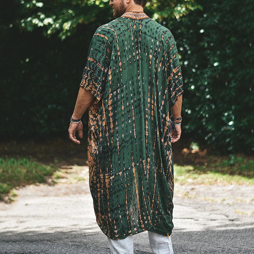 Ethnic Linen Cardigan-inspireuse