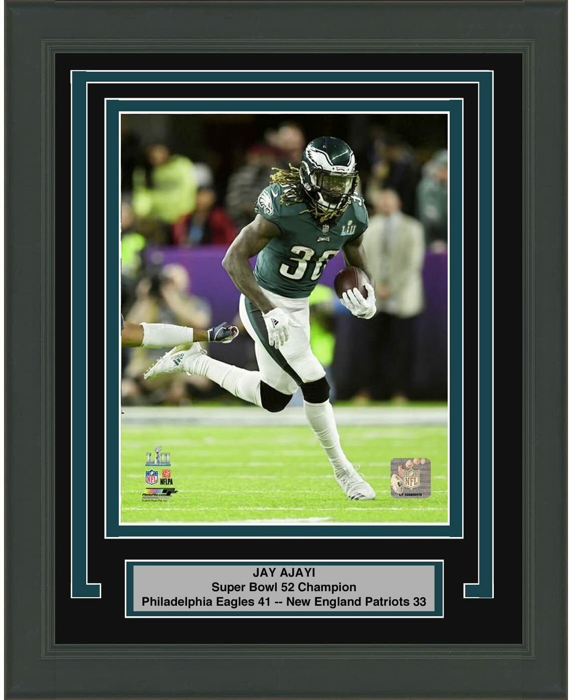 Framed Jay Ajayi Philadelphia Eagles Super Bowl 52 Champions 8x10 Football Photo Poster painting