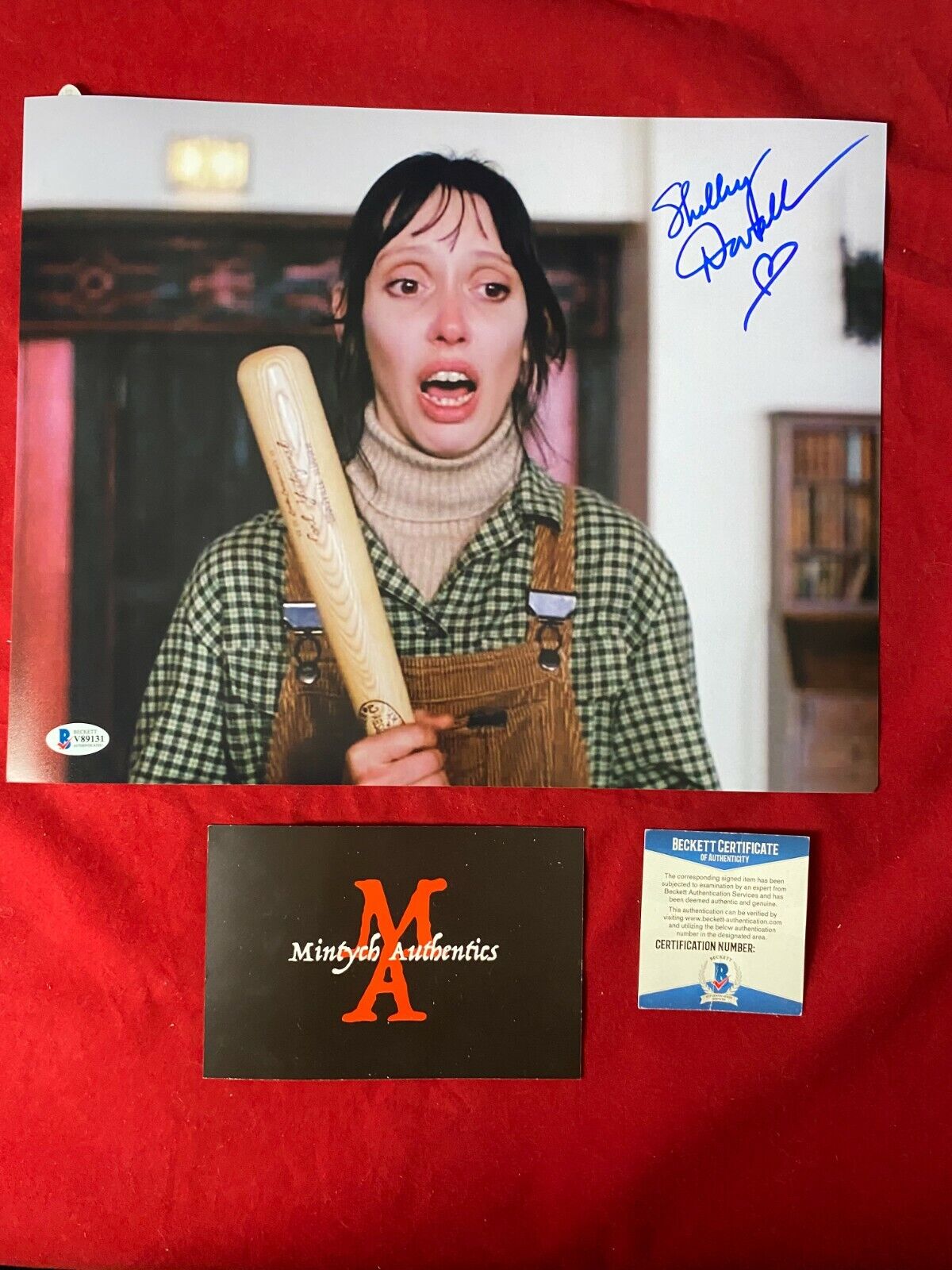 SHELLEY DUVALL AUTOGRAPHED SIGNED 11x14 Photo Poster painting! THE SHINING! BECKETT STEPHEN KING