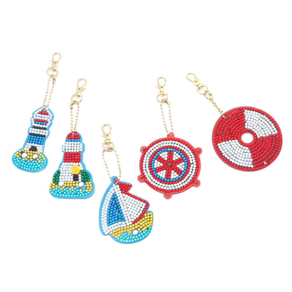 

5pcs Target - 5D DIY Craft Keychain, 501 Original