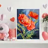 uk.everydayedeals Diamond Painting - Full Round - Red Flower