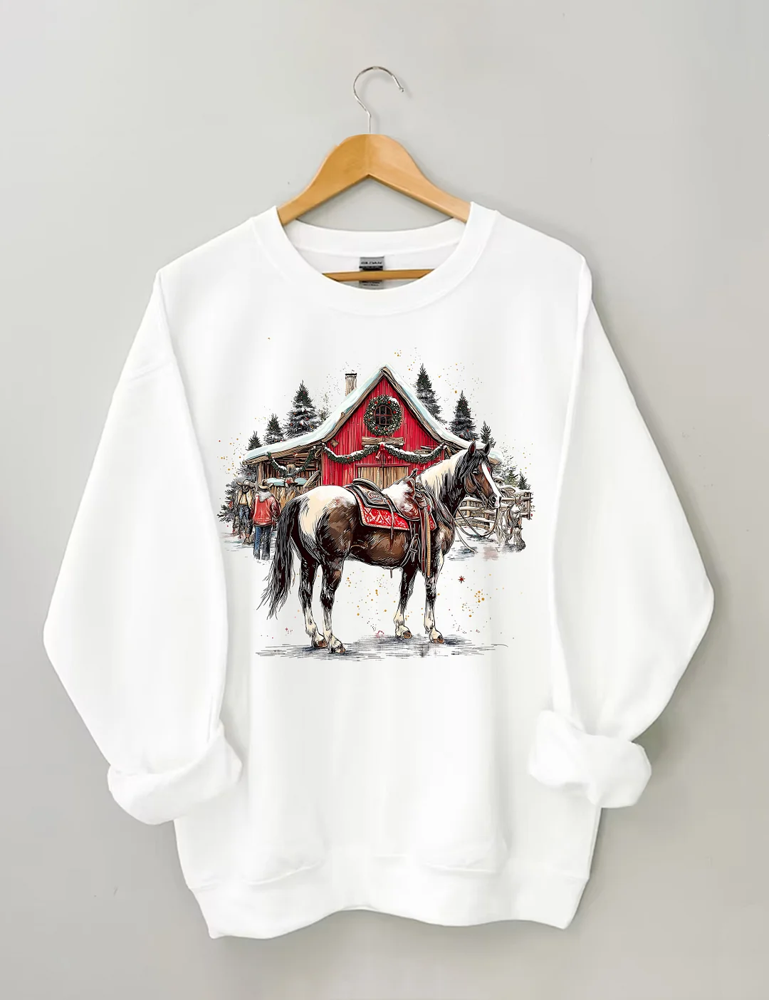 Christmas Horse Sweatshirt