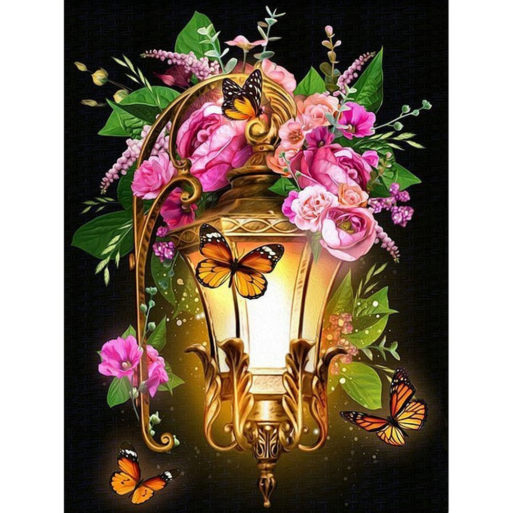 Flowers And Plants - Full Round - Diamond Painting