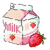 Dessert Fridge Magnet Cross Stitch Kit
