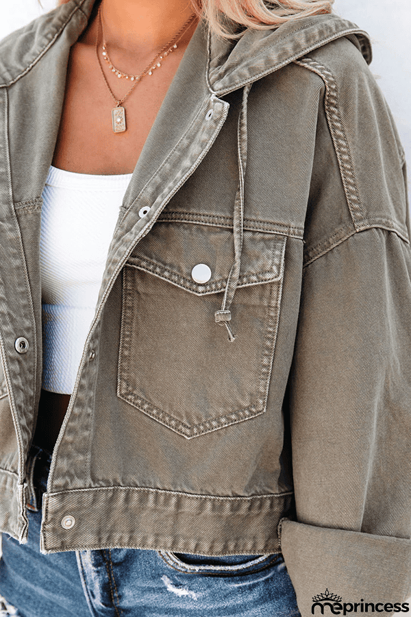 Short But Sweet Crop Hooded Jacket