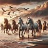 (50*50cm)Horse - Full Round Drill Diamond Painting