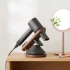 Dyson Supersonic Hair Dryer Stand, Magnetic Hair Dryer Display Stand, Walnut Bathroom Organizer, Compatible with Dyson Supersonic Hair Dryer Accessories