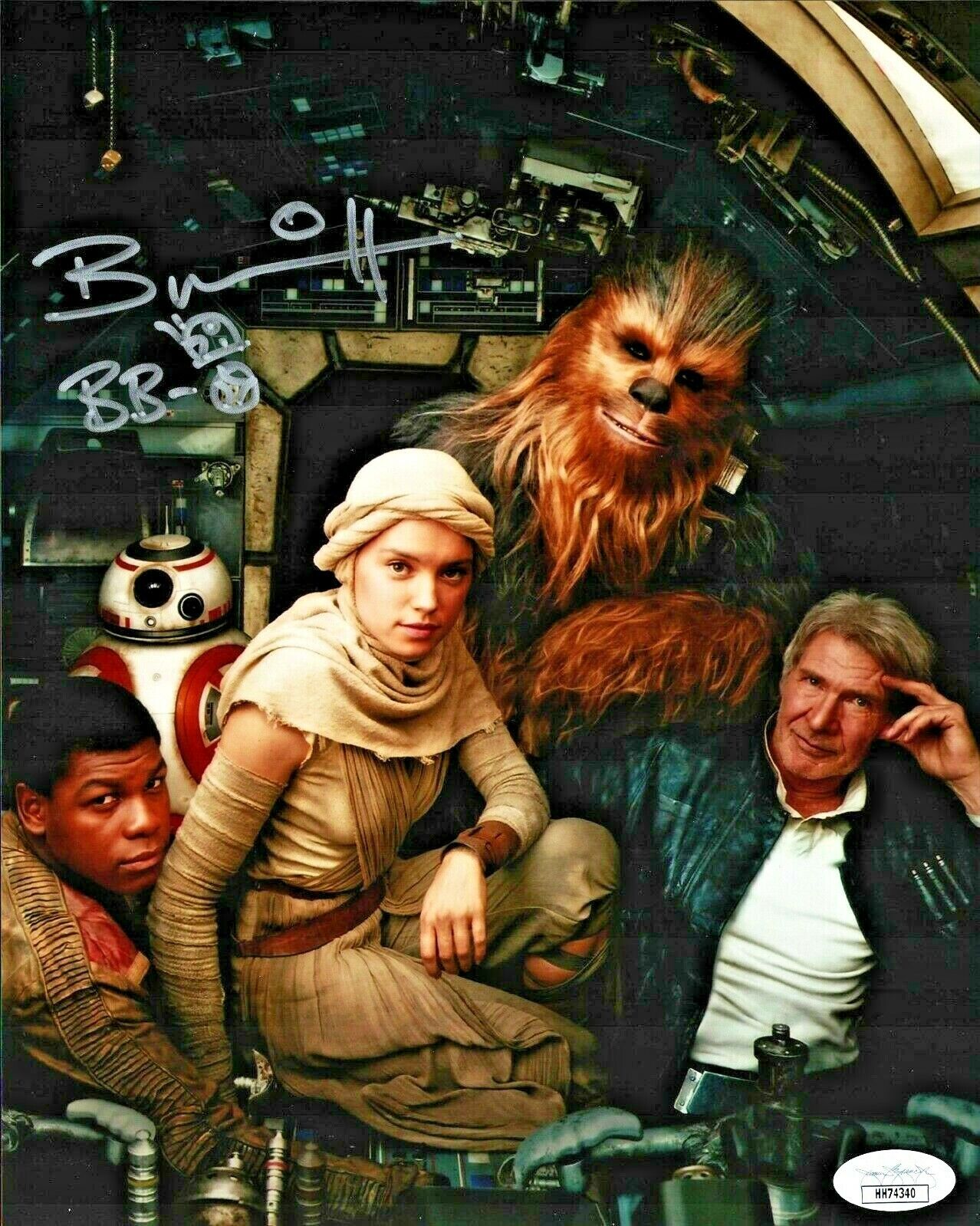 Brian Herring Star Wars Signed Autograph 8x10 Photo Poster painting JSA Certified COA