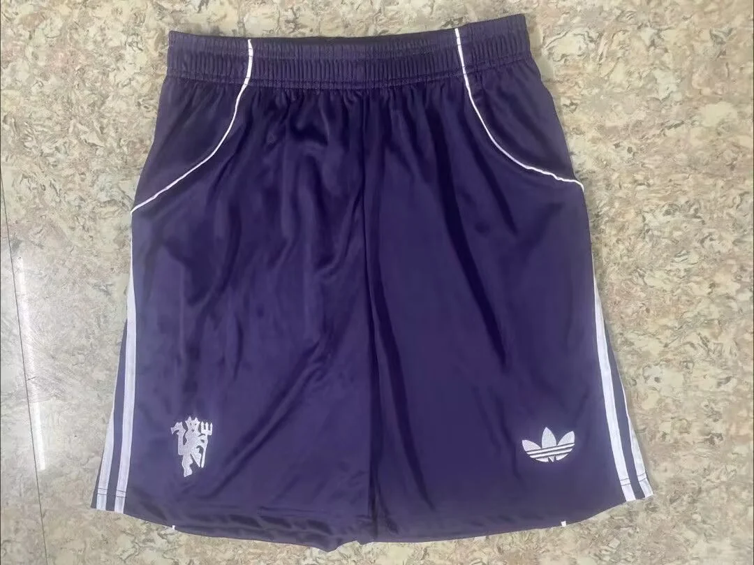 2025/26 Manchester United Blue Purple Shorts
