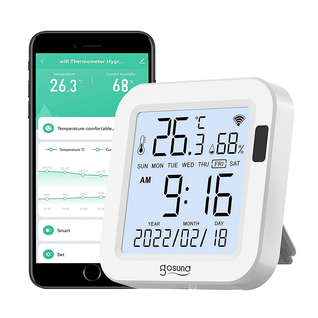 Smart WiFi Temperature And Humidity Monitor Gosund®ST10