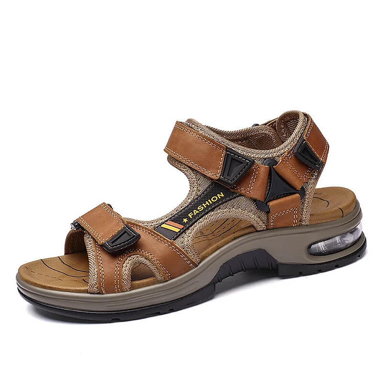Men's Outdoor Air Cushion Leather Sandals
