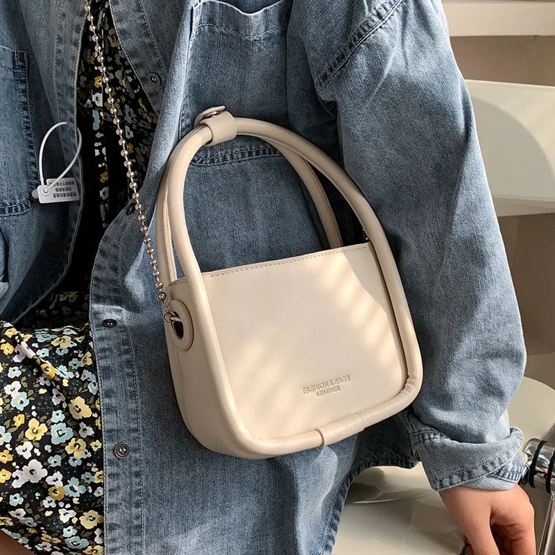 էѧӧܧ Design PU Leather Small Crossbody Shoulder Bags for Women 2021 Spring New Branded Handbags Purses Branded Green