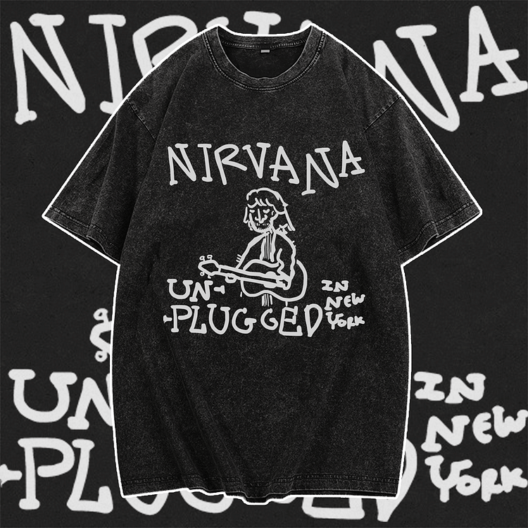 Davidhawaii100% Cotton Casual Simple Abstract Rock Guitarist Street T-Shirt - 100% Cotton