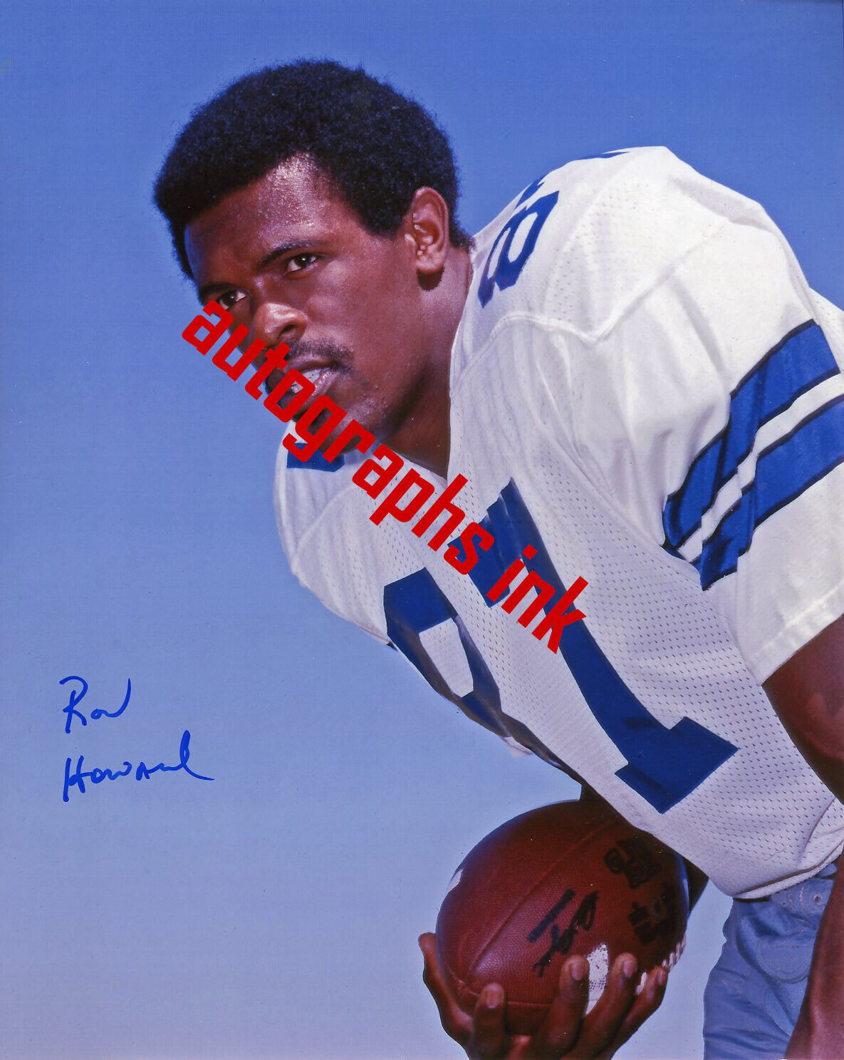 Ron Howard autographed 8x10 Dallas Cowboys Topps Vault Private Signing